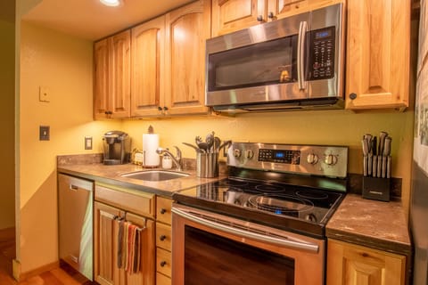 Keurig coffee maker and stainless steel appliances