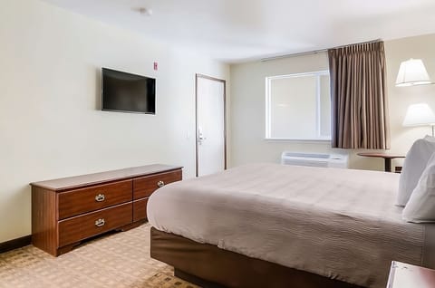 Kick back with your favorite show in a bright, airy room.