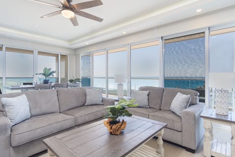 Sweeping views from the open living room