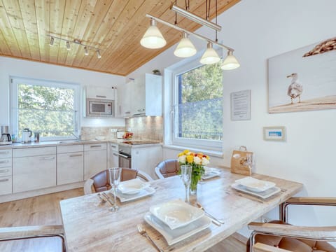 Table, Furniture, Property, Cabinetry, Wood, Plant, Interior Design, Sink, Window, Flower