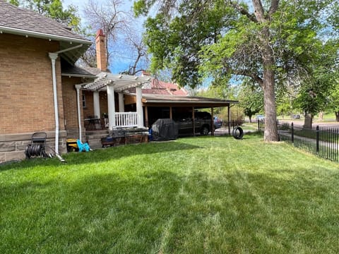 Extra large fenced yard, covered car port. Directly across from Gibson Park.