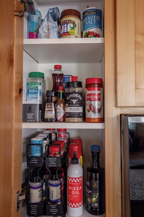 All your cooking spices.