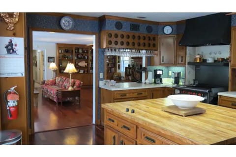 Open floor plan incorporates kitchen, dining room, living room. Single level.