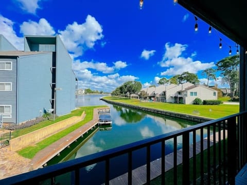 Gorgeous waterfront view directly from the porch and can been seen throughout the condo!