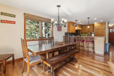Hardwood, Indoors, Dining Room, Dining Table, Furniture