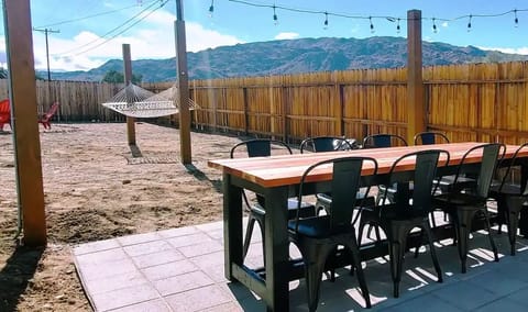 Backyard with a view. Perfect for stargazing or enjoying a beautiful sunset
