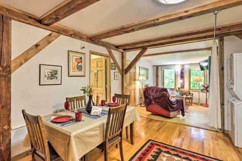 Living Area | 2nd-Floor Apartment | Peaceful Setting | Mountain Views