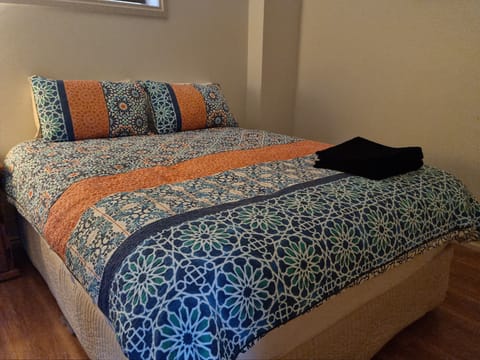 Queen bed and base