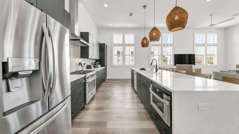 Fully stocked kitchen 