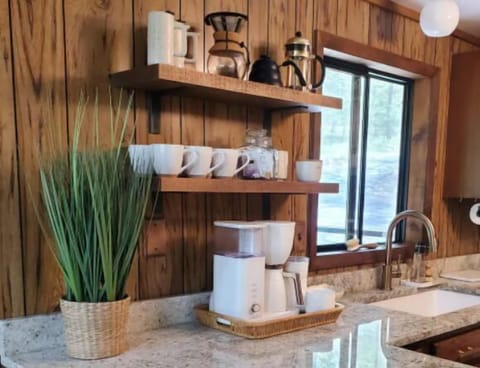 We have your coffee needs covered! All there is left is for you to enjoy your favorite beverage outside with the mountain air