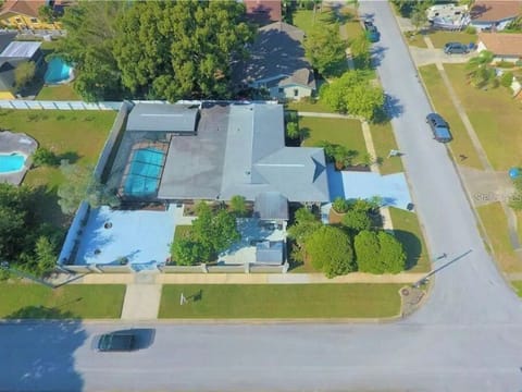 Aerial view of the property 