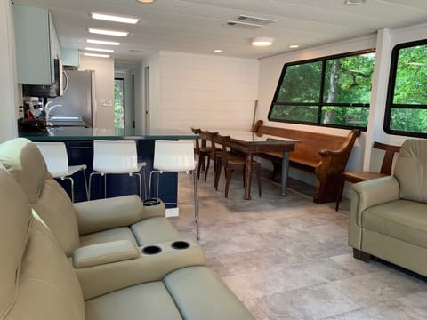 Living and Dining areas