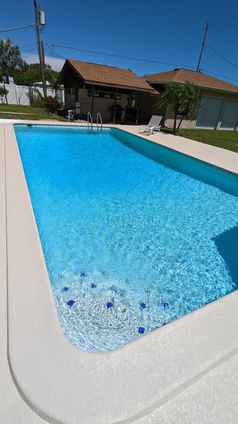 Crystal clear, private pool