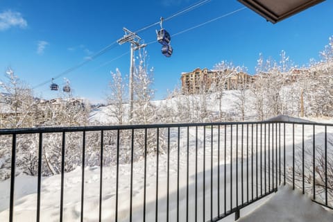 Private balcony with veiws of the Steamboat Gondola