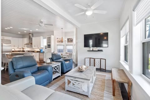 A most comfortable spot to watch a sporting event, the News, or your favorite TV series.