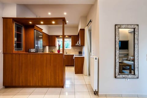 The property offers a fully equipped kitchen