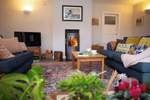 Perfect cosy retreat after a bracing coastal walk