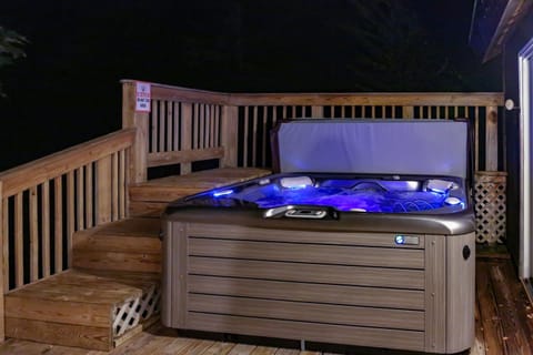 Newly added 6 person hot tub
