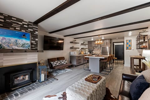 Building, Loft, Indoors, Fireplace, Living Room