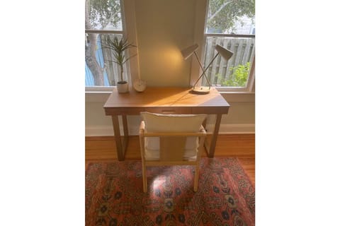 Work area in office/ 3rd bedroom. 600 mbps high speed internet for remote work.