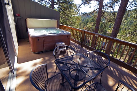 Elevated Deck with Personal Hot Tub and Fabulous Views!