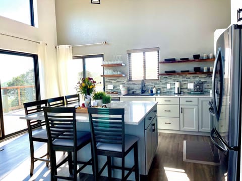 2nd Floor: View of the upstairs fully stocked kitchen #1