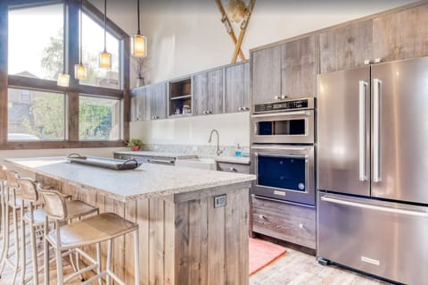 Kitchen at the community clubhouse.