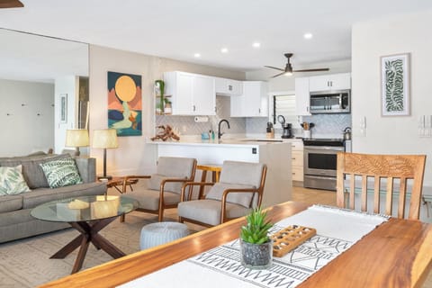 Open living area of property