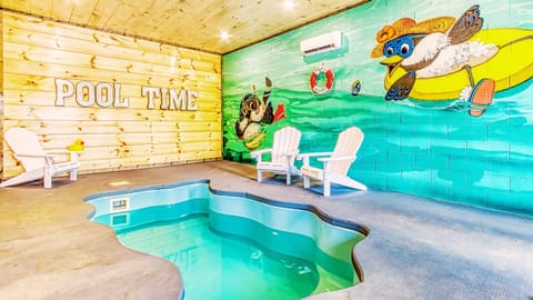 Swim in our private indoor heated pool.