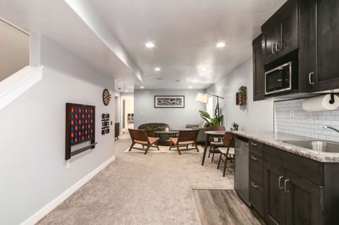 Downstairs Common Room // Here we have board games, wall games, and Ping Pong!