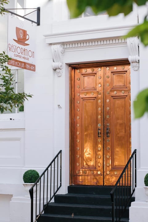 Check out our favorite Restoration Coffee downtown in the old bank