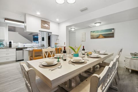 Spacious dining area that comfortably seats your whole group.