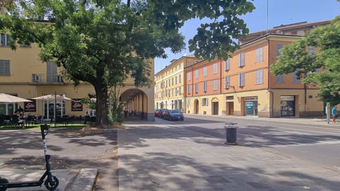 Reggio Emilia. This is the entrance in front of the appartment