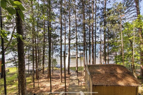 View from the lake deck 