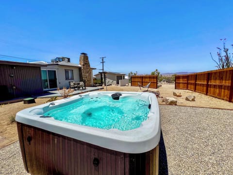 Soak under the stars in your private desert oasis 