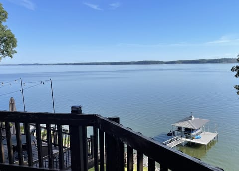 Lake view from balcony off Bedroom 1 and Bedroom 2. 