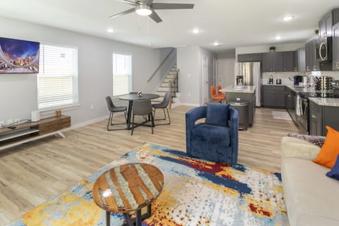 Living Room and Kitchen area
