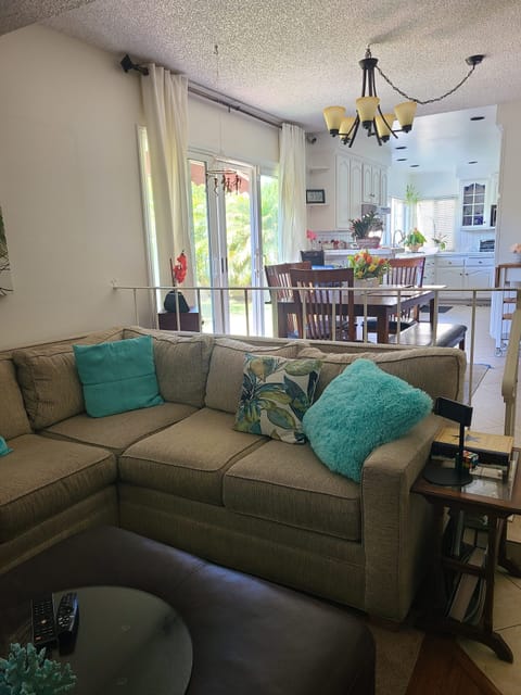 Family view to kitchen