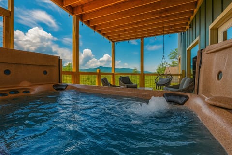 Hot tub bliss!