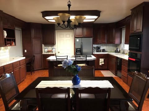 Island Kitchen & Dining Area