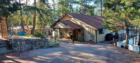 Front door entrance with parking