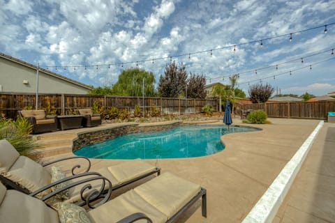 Backyard oasis