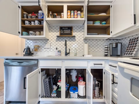 French Press, Keurig, Pour Over, Standard Coffee Pot.  We have it all. 