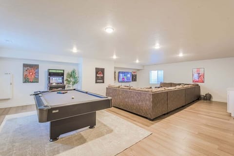 Game night just got an upgrade. Relax, play, and unwind in this ultimate entertainment space!