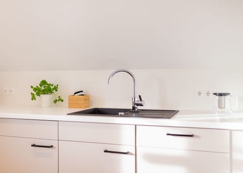 Kitchen in holiday apartment  54 Nord in Nebel on the island Amrum