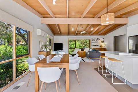 Open, bright, modern coastal living spaces