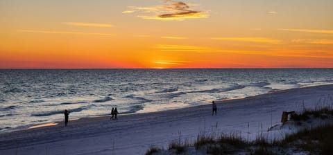 A beautiful sunset from your balcony.