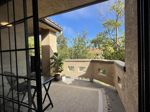 Private balcony patio with BBQ
