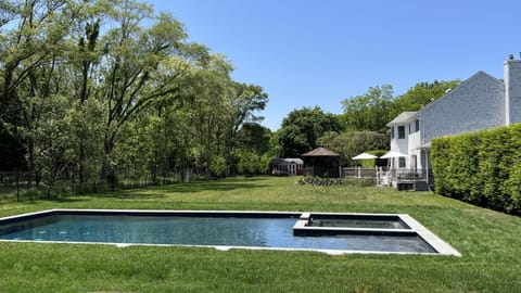 Pool with built in spa