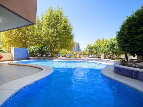 Water, Plant, Sky, Daytime, Swimming Pool, Blue, Tree, Azure, Shade, Outdoor Furniture